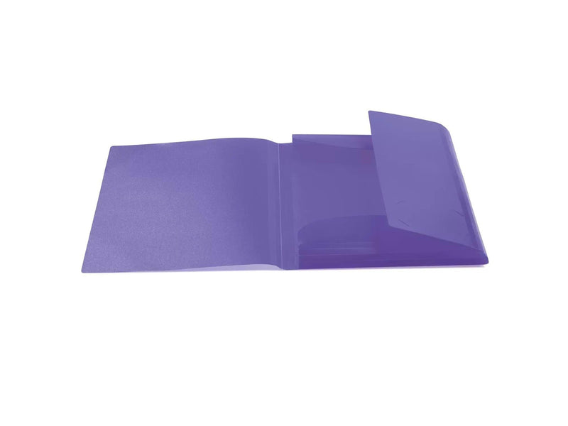 HERMA Elasticated folder A4 PP translucent violet