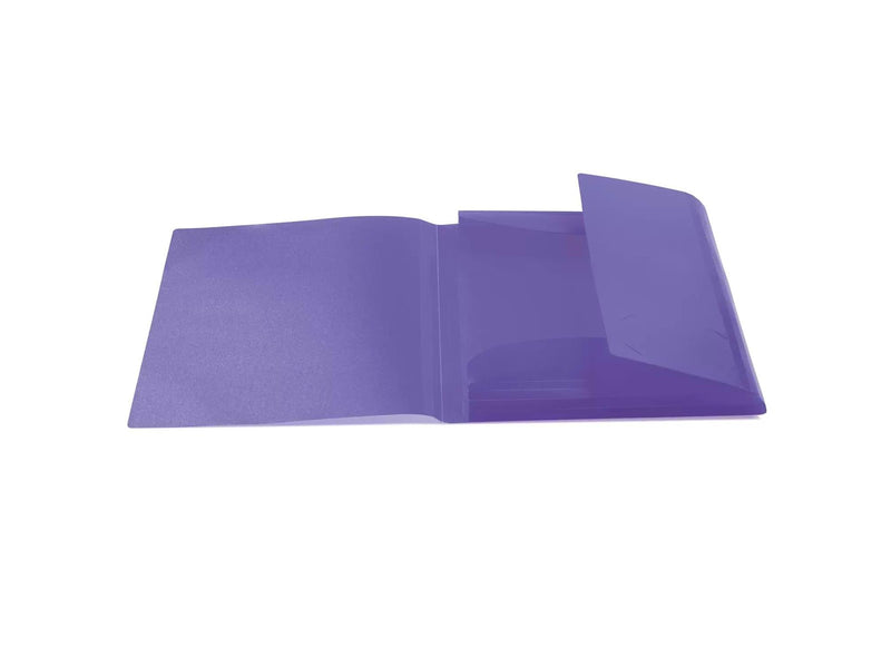 HERMA Elasticated folder A4 PP translucent violet