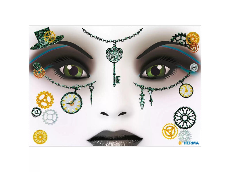 HERMA Face Art Sticker Steampunk Amelia