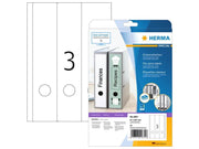 HERMA Inkjet-Ordneretiketten A4, 61 x 297 mm, weiß, permanent haftend, für breite Ordner (lang)