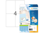 HERMA PREMIUM Etiketten A4, 105 x 148 mm, weiß, permanent haftend