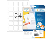 HERMA QR-Code Etiketten A4, 40 x 40 mm, weiß, blickdicht, permanent haftend