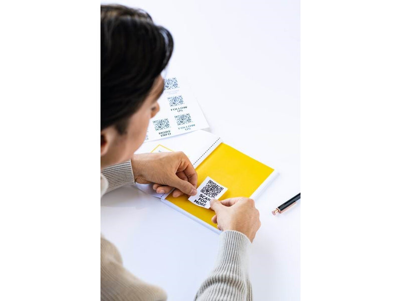 HERMA QR-Code Etiketten A4, 40 x 40 mm, weiß, blickdicht, permanent haftend