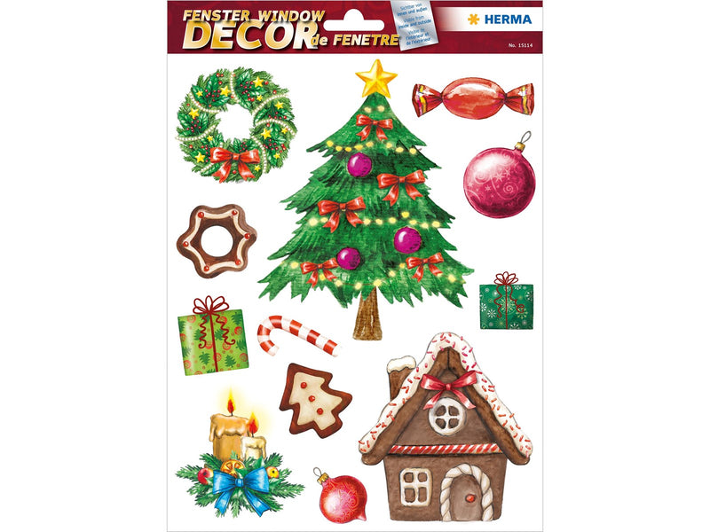 HERMA Set window pictures christmas children motives