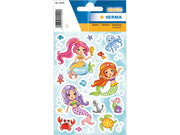 HERMA Stickers little mermaid Transpuffy