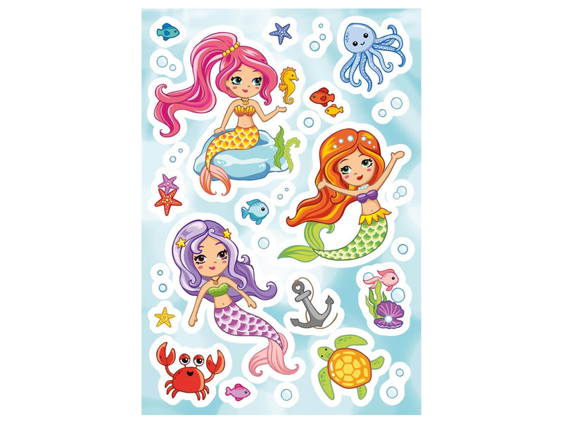 HERMA Stickers little mermaid Transpuffy