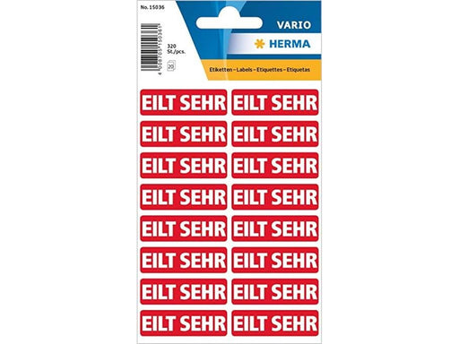 HERMA Textlabel ""eilt sehr""