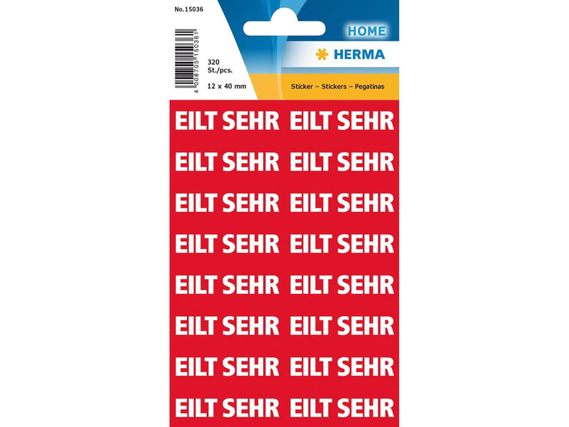 HERMA Textlabel ""eilt sehr""