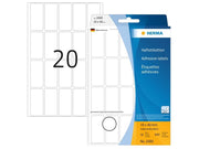 HERMA Vielzwecketiketten 19 x 40 mm, weiß, permanent haftend, zur Handbeschriftung