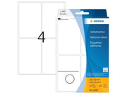 HERMA Vielzwecketiketten 52 x 82 mm, weiß, permanent haftend, zur Handbeschriftung