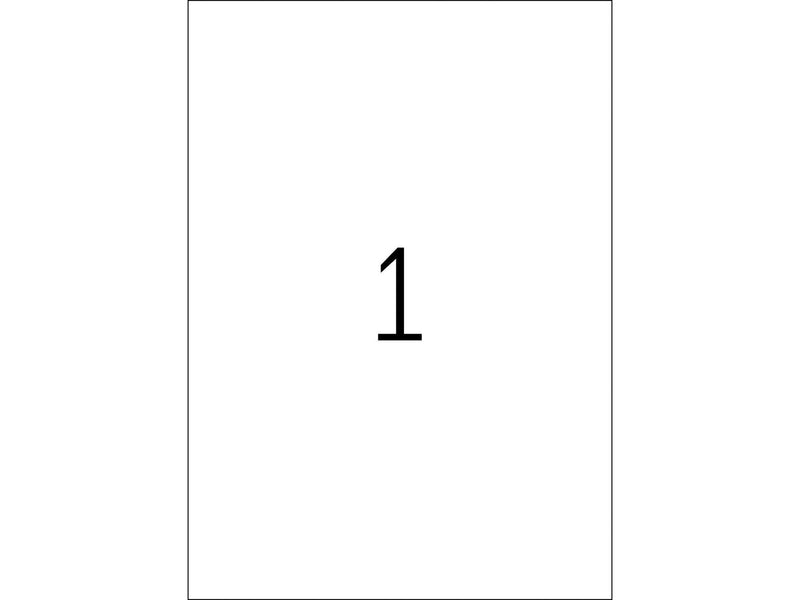 HERMA Weatherproof outdoor film labels A3 297 x 420 mm white