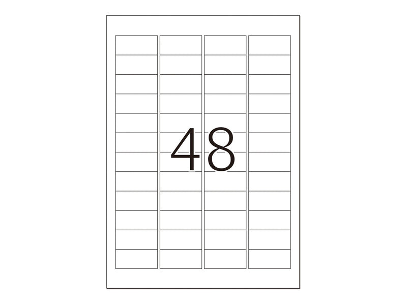 HERMA film labels - 1200 label(s) - 21.2 x 45.7 mm