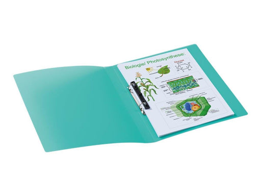 HERMA ring binder - for A4 - translucent turquoise