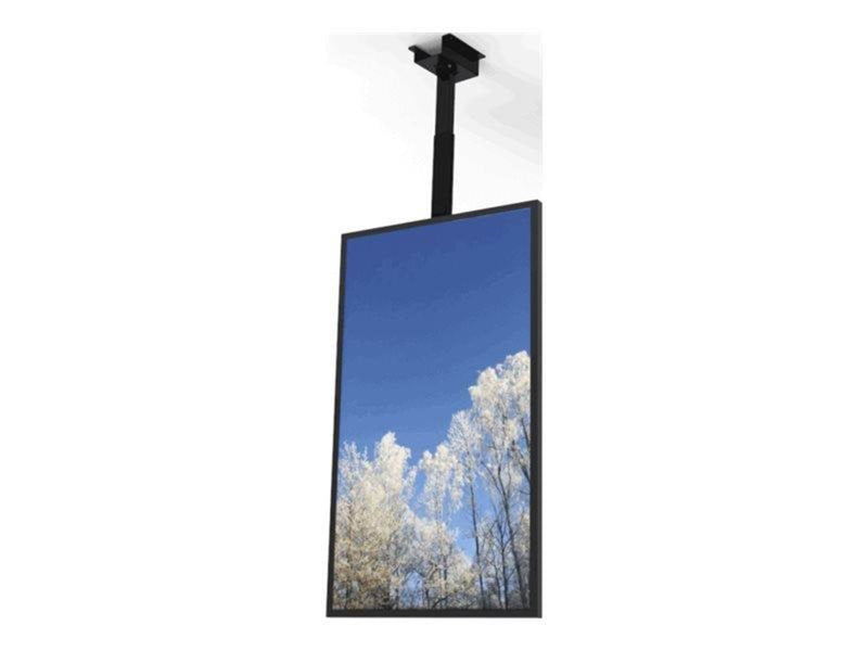 HI-ND mounting kit - portrait - for digital signage LCD panel - black - Max - recommended for 55"