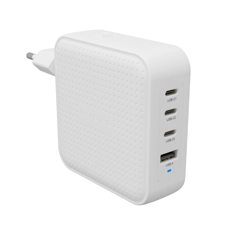 Hyper® HyperJuice 100W USB-C GaN Reise-Ladegerät (3C+1A) - Weiß