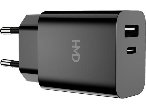 HMD Dual Port Wall Charger 30W - Black