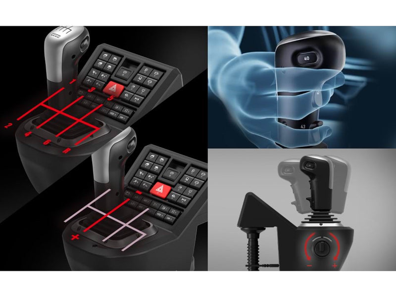 HORI Force Feedback Truck Control System - Wired Sim Racing Komplettset - PC