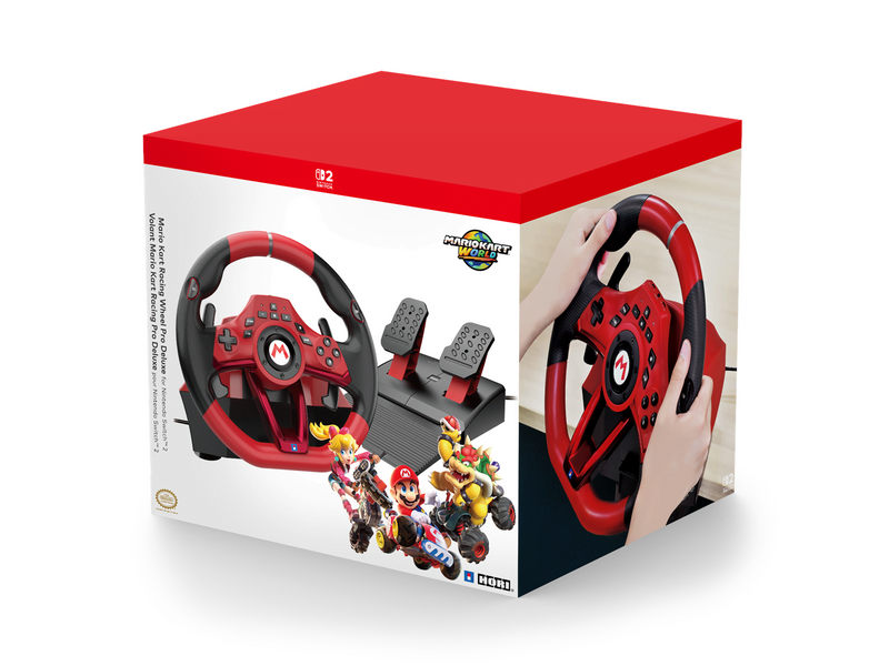 HORI Mario Kart Racing Wheel Pro Deluxe for Switch 2 - Wired Lenkrad - Nintendo Switch 2