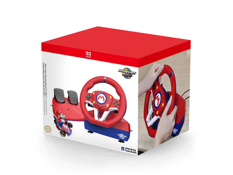 HORI Mario Kart Racing Wheel Pro Mini for Switch 2  - Wired Lenkrad - Nintendo Switch 2