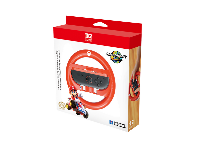 HORI Mario Kart Racing Wheel - Switch 1 & 2 - Mario - Wireless