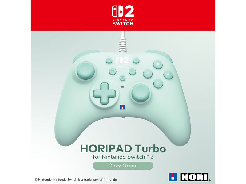 HORI PAD Turbo - Cozy Green - Wired Controller - Nintendo Switch 2