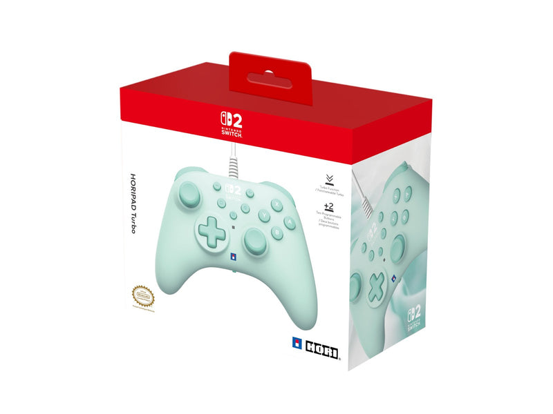 HORI PAD Turbo - Cozy Green - Wired Controller - Nintendo Switch 2