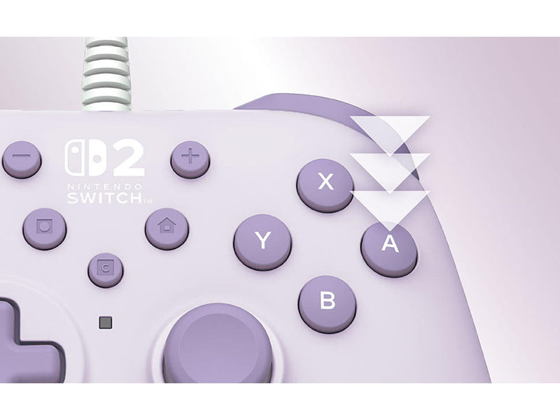 HORI PAD Turbo - Cozy Lavender - Wired Controller - Nintendo Switch 2
