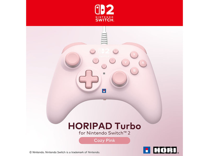 HORI PAD Turbo - Cozy Pink - Wired Controller - Nintendo Switch 2