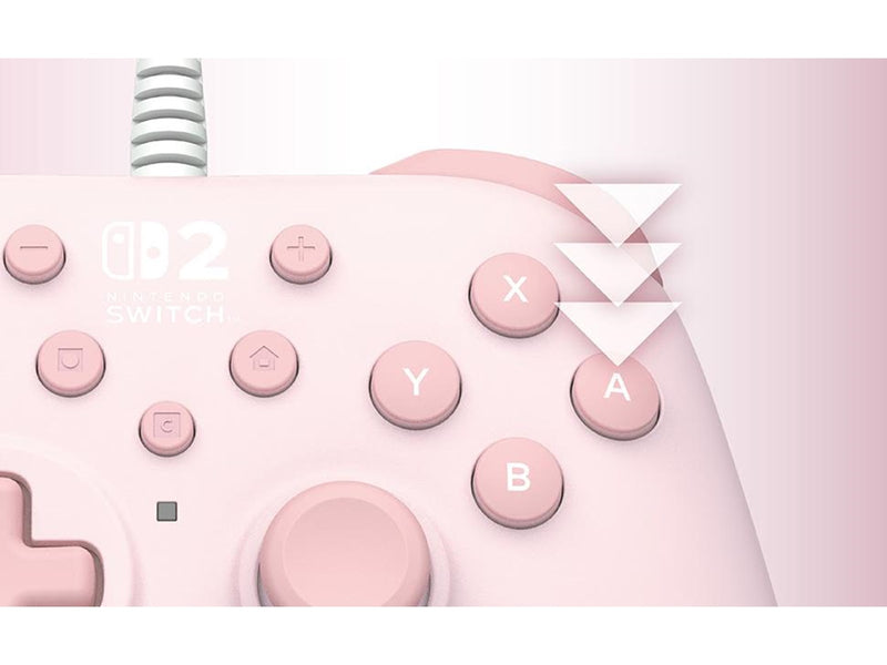 HORI PAD Turbo - Cozy Pink - Wired Controller - Nintendo Switch 2