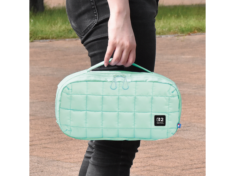 HORI Puff Pouch for Nintendo Switch 2 - Cozy Green