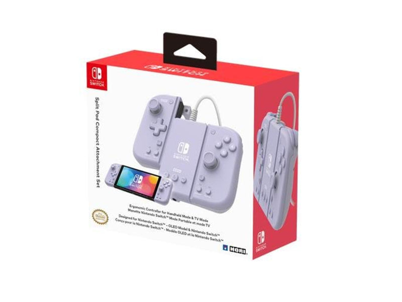 HORI Split Pad Compact Attachment Set (Lavender) - Wired Controller - Nintendo Switch