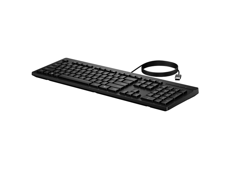 HP 125 G2 - Tastatur - Full-Size - Deutsch - Schwarz
