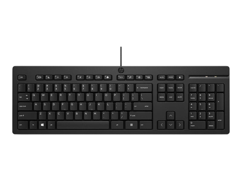 HP 125 - Tastatur - Estnisch - Schwarz