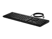 HP 125 - Tastatur - Full-Size - Englisch - Schwarz