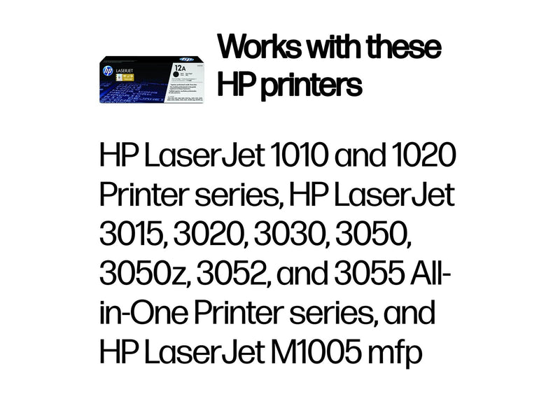 HP 12A / Q2612A Black Toner