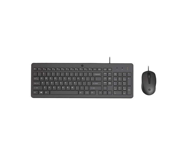 HP 150 - Tastatur & Maus Set - Deutsch - Schwarz