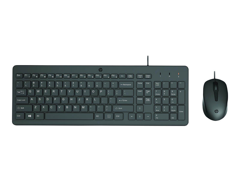 HP 150 - Tastatur & Maus Set - Deutsch - Schwarz