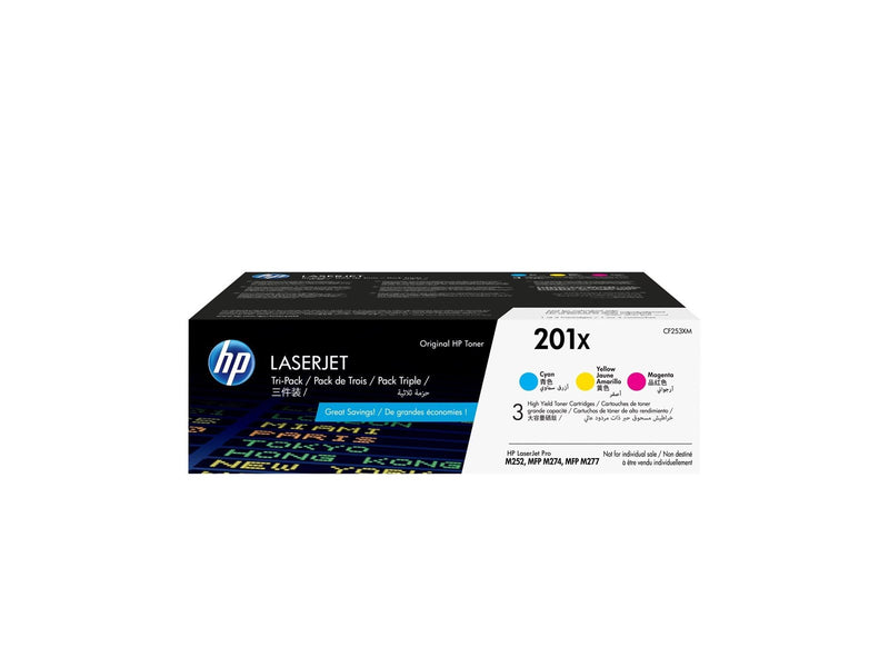 HP 201X / CF253XM 3-Pack High Capacity