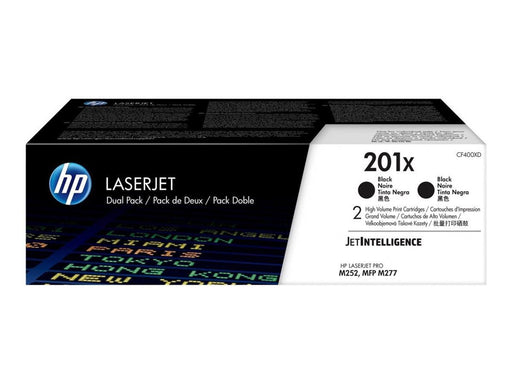 HP 201X / CF400XD 2-Pack High Capacity Black Toner