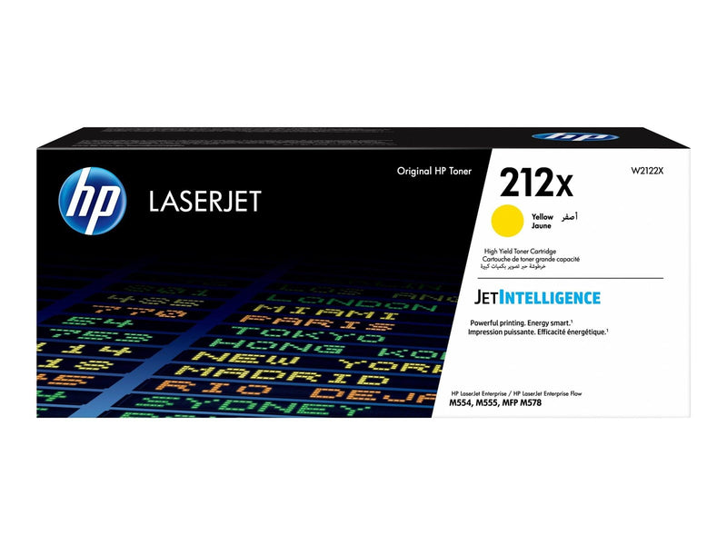 HP 212X / W2122X High Yield Yellow Toner