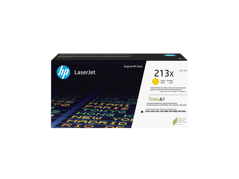 HP 213X / W2132X - Yellow Toner - High Yield