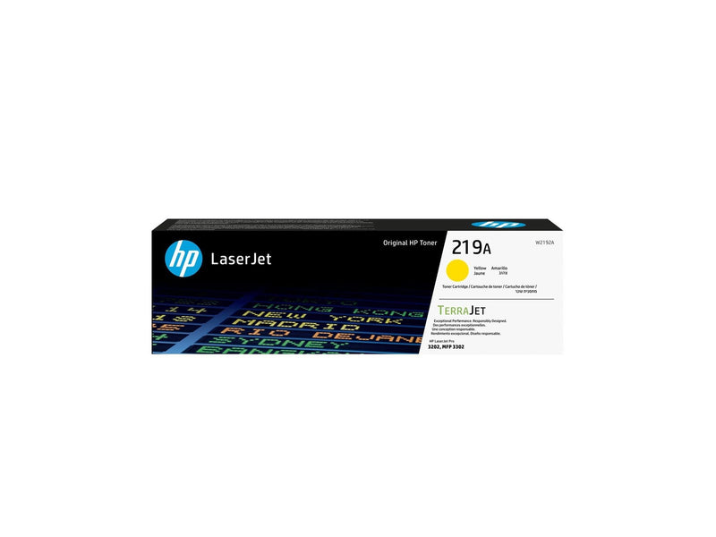 HP 219A / W2192A Yellow Toner