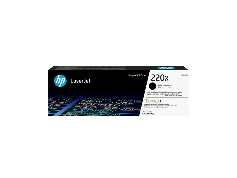 HP 220X / W2200X - High Yield - Black Toner