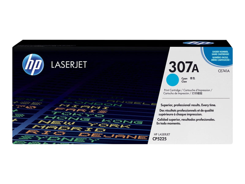 HP 307A / CE741A Cyan Toner - Tonerpatrone Cyan