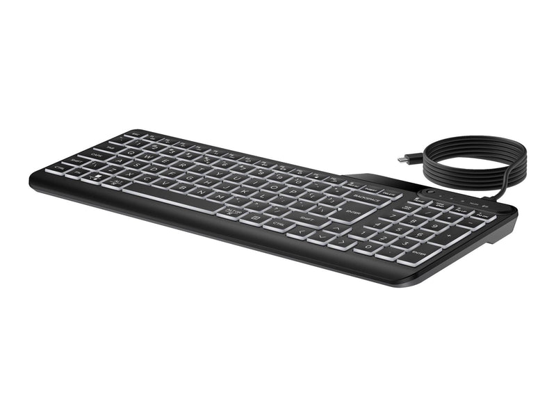 HP 400 - Tastatur - Englisch - Schwarz
