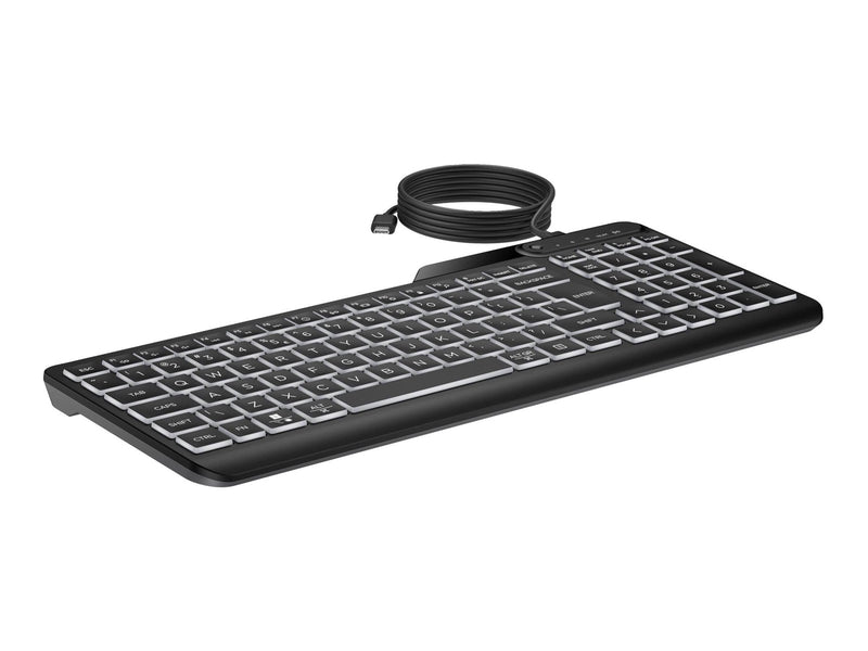 HP 400 - Tastatur - Englisch - Schwarz