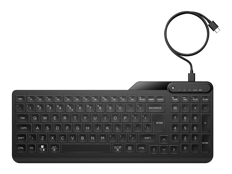 HP 405 - Tastatur - 65% - Englisch - Schwarz