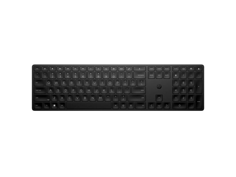 HP 450 - Tastatur - Full-Size - Englisch - Schwarz