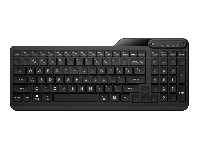 HP 460 - Tastatur - Englisch - Schwarz