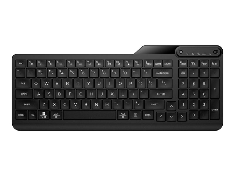 HP 460 - Tastatur - Englisch - Schwarz